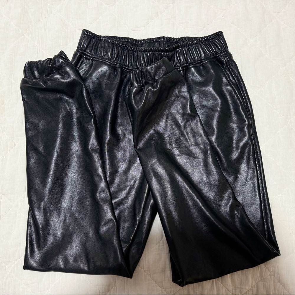 Steve Madden Faux Leather Joggers